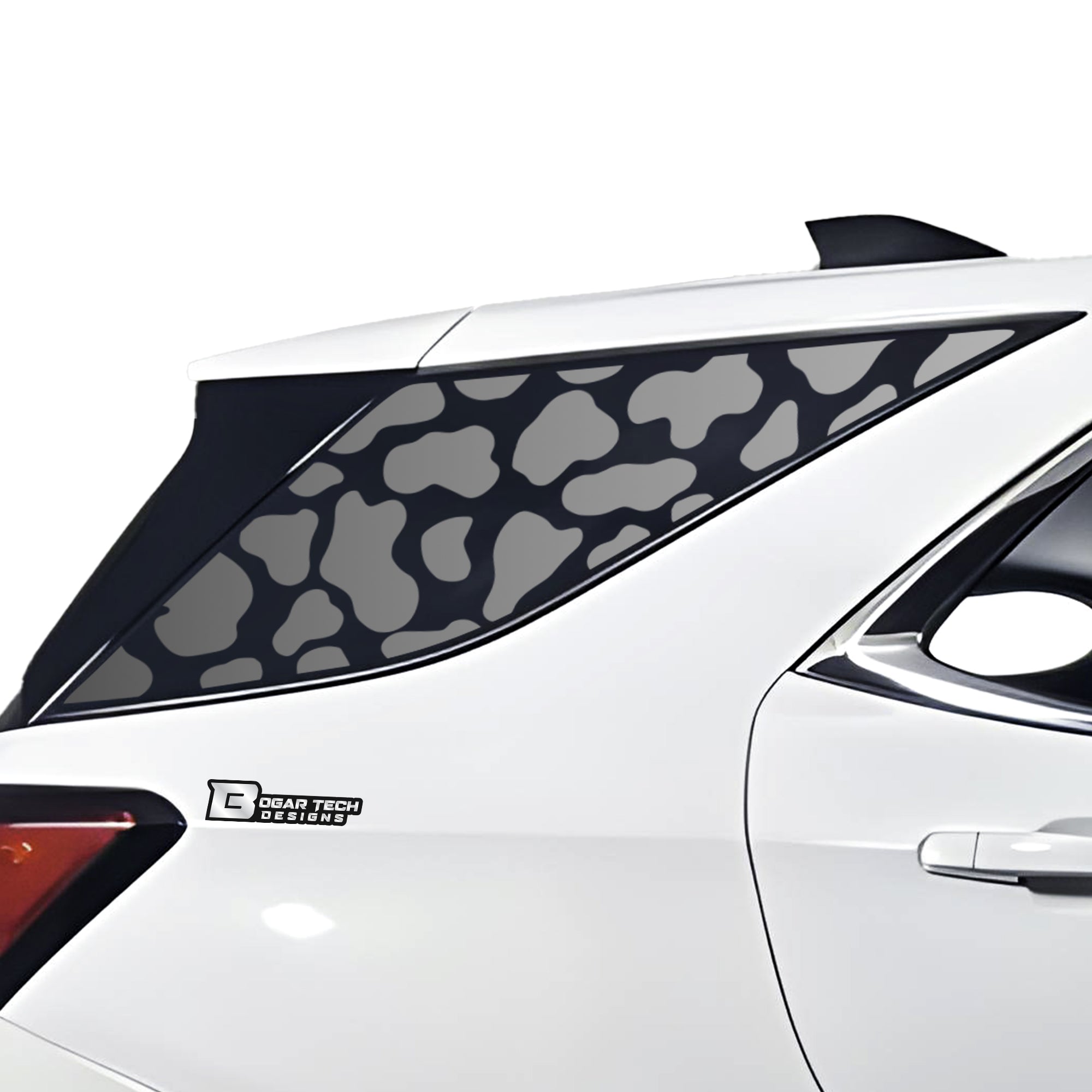 Animal Leopard Cow Window Vinyl Decal Stickers Fits Chevy Equinox 2018 - 2024 - Bogar Tech Designs