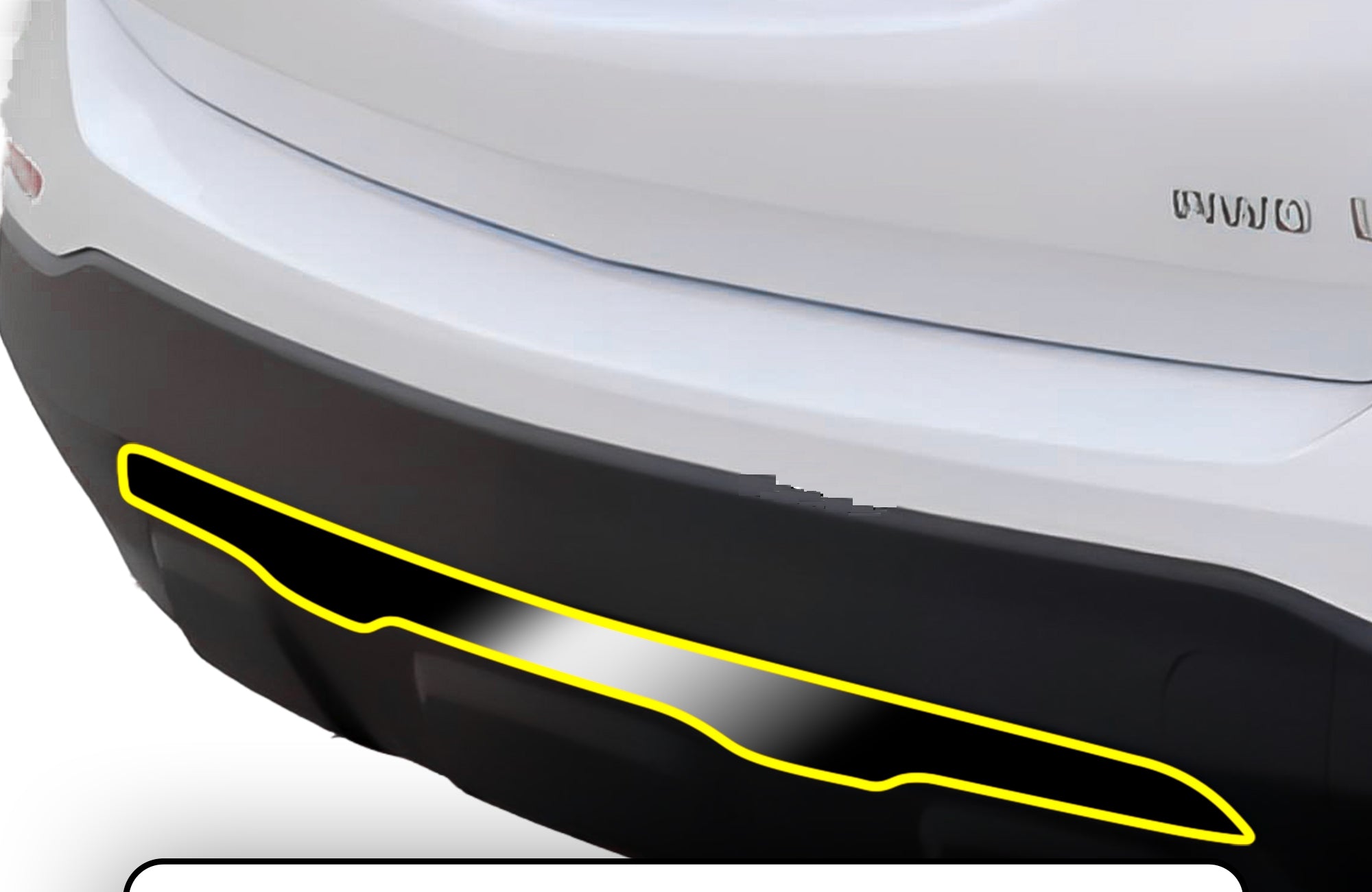 Vinyl Chrome Delete Sides Front Rear Bumper Trim Blackout Decal Stickers Overlay Film Fits Chevy Equinox 2018 - 2024 - Bogar Tech Designs