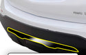 Vinyl Chrome Delete Sides Front Rear Bumper Trim Blackout Decal Stickers Overlay Film Fits Chevy Equinox 2022 2023