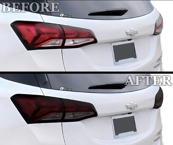 Full Headlight Taillight Precut Smoked PPF Tint Kit Film Overlay Fits Chevrolet Equinox 2022 2023