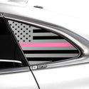 Quarter Window American Flag Vinyl Decal Stickers Fits Chevy Malibu 2019-2023