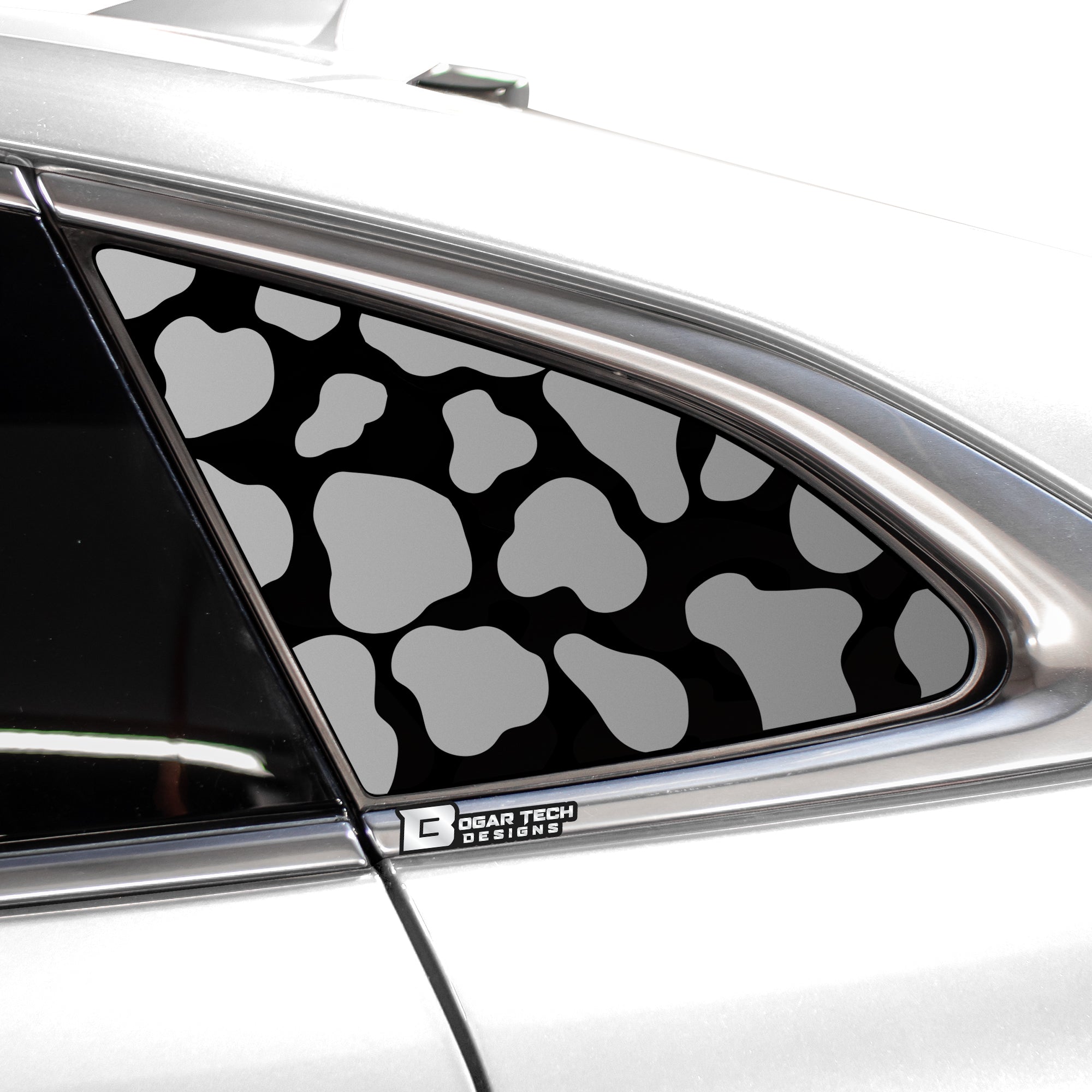 Animal Leopard Cheetah Cow Window Vinyl Decal Stickers Fits Chevy Malibu 2019 - 2023 - Bogar Tech Designs