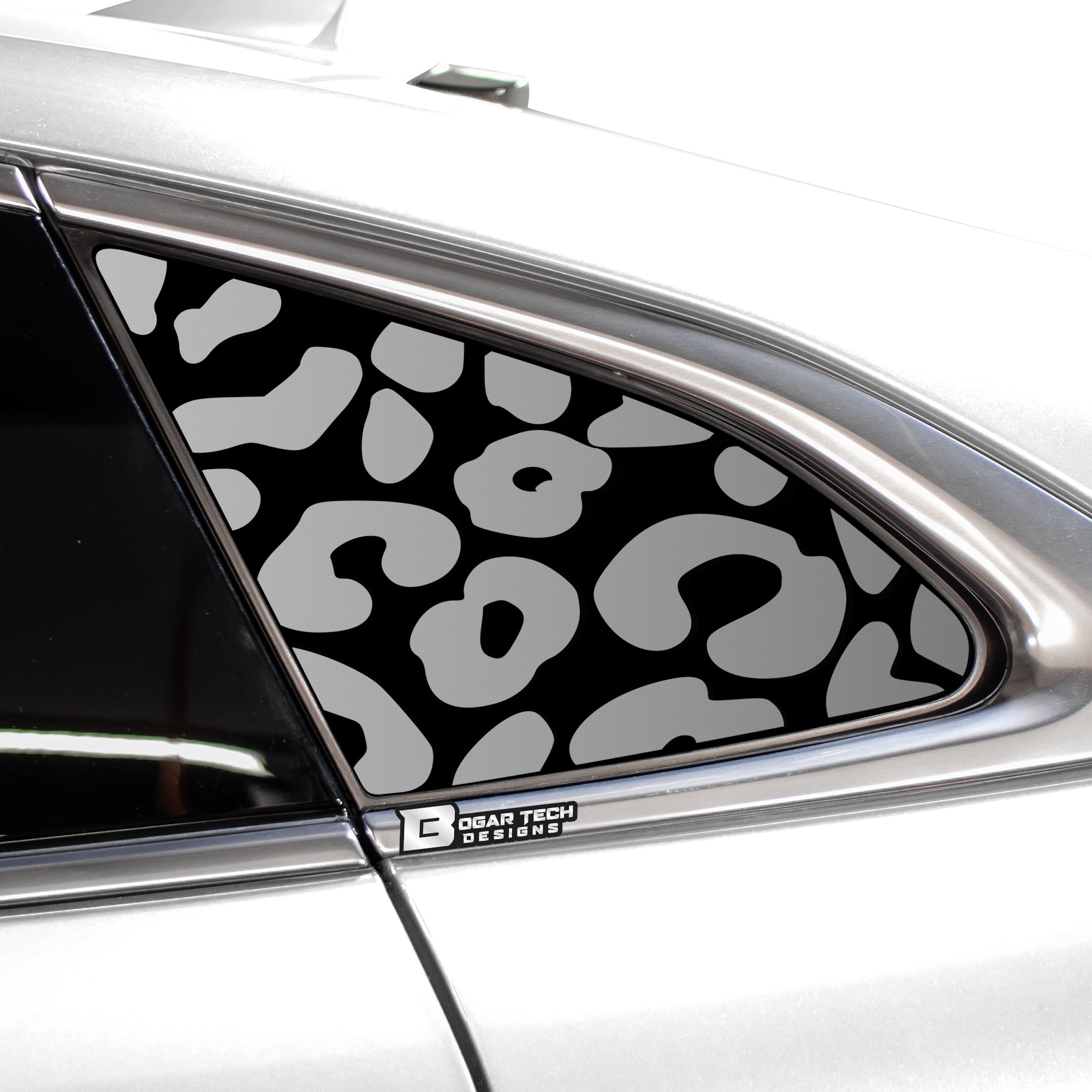 Animal Leopard Cheetah Cow Window Vinyl Decal Stickers Fits Chevy Malibu 2019 - 2023 - Bogar Tech Designs