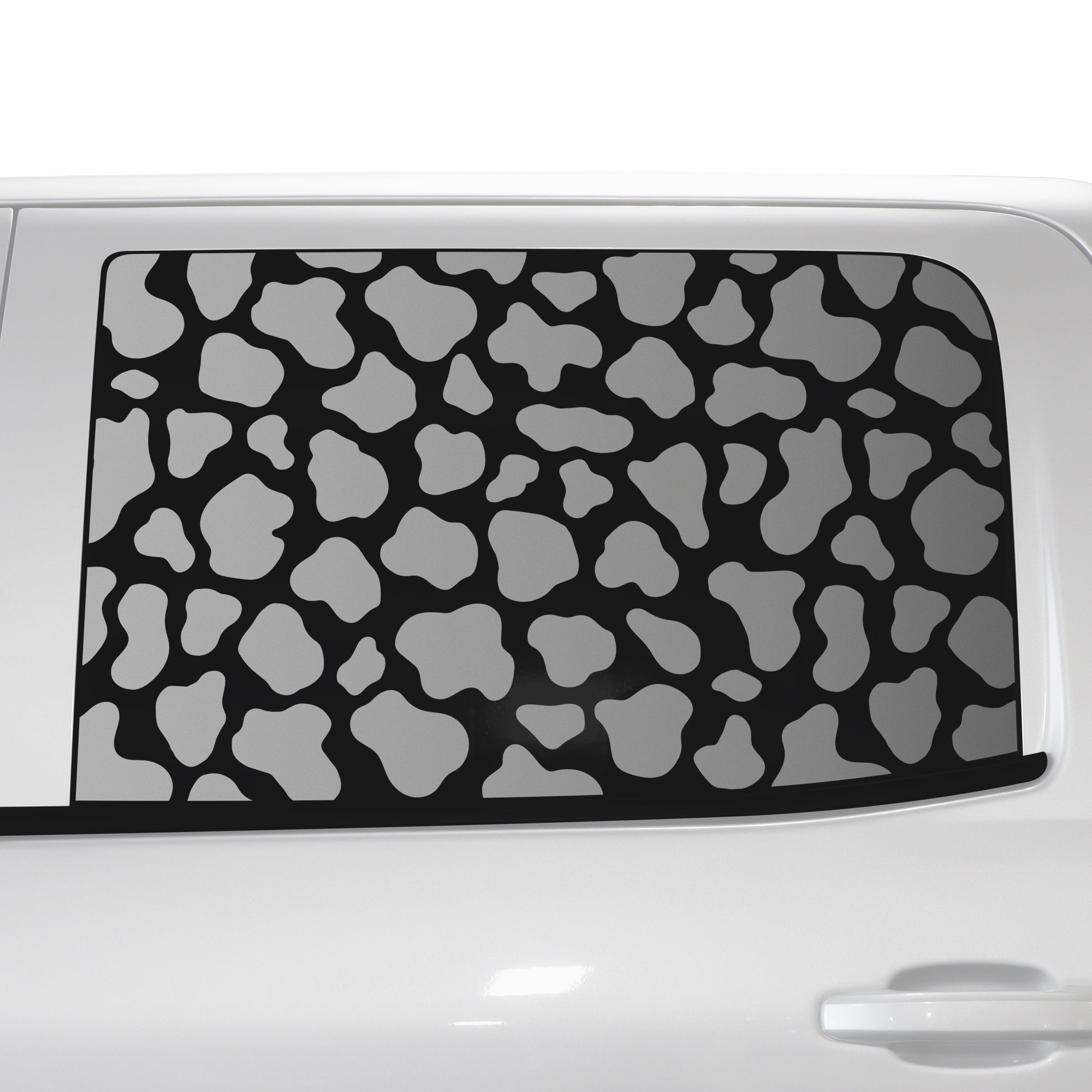 Animal Leopard Cheetah Cow Window Vinyl Decal Stickers Fits Chevy Silverado & GMC Sierra 1500 2014 - 2018 - Bogar Tech Designs