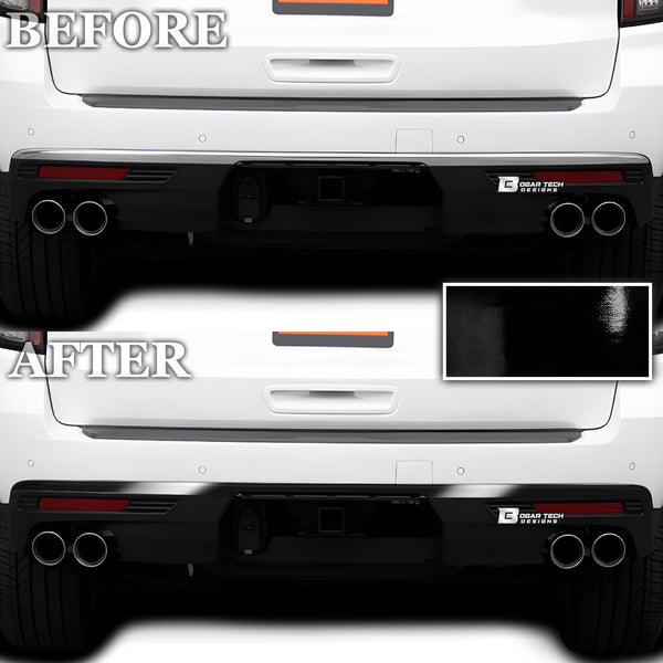 Window Vinyl Chrome Delete Trim Blackout Decal Stickers Cover Overlay Fits Chevrolet Tahoe & Suburban 2021 2022 2023 2024