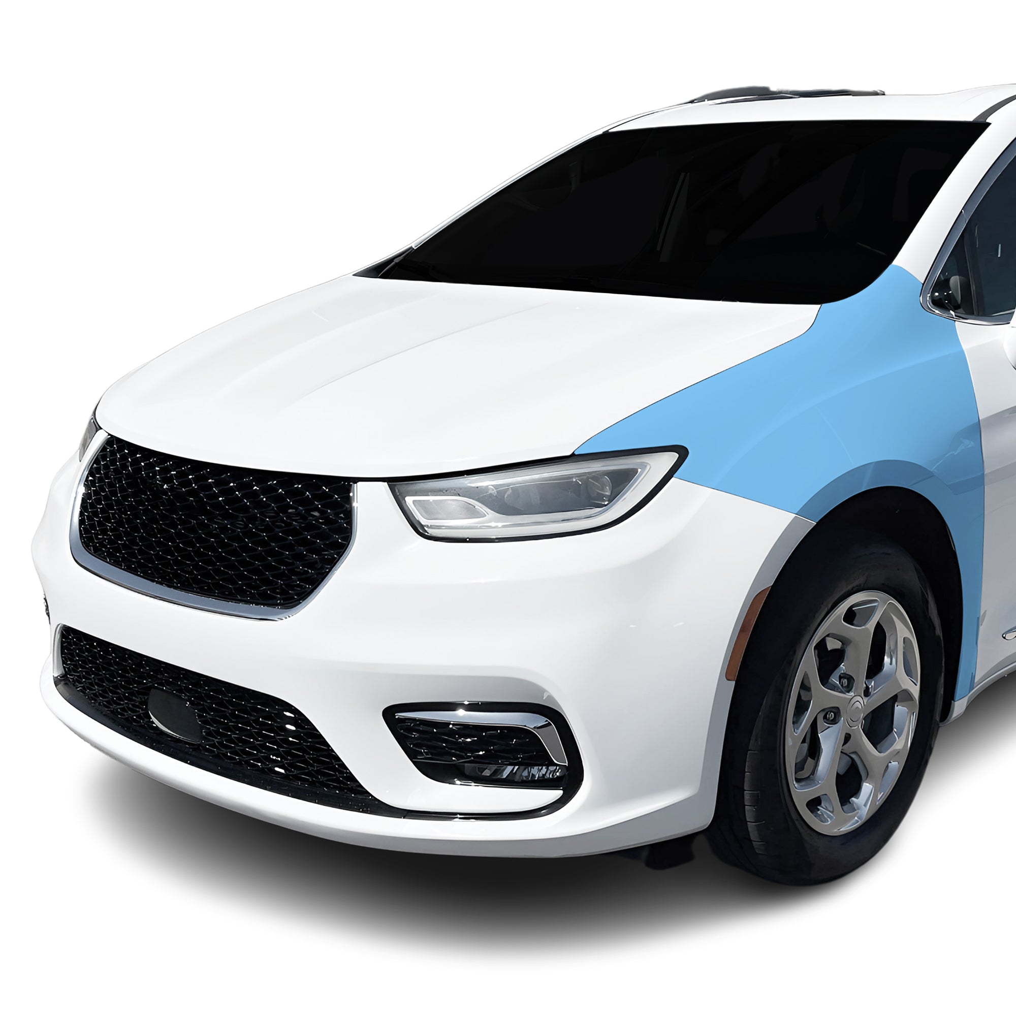 Fits Chrysler Pacifica 2021+ Precut Premium Paint Protection Film Clear Bra PPF Decal Film Kit Cover - Bogar Tech Designs