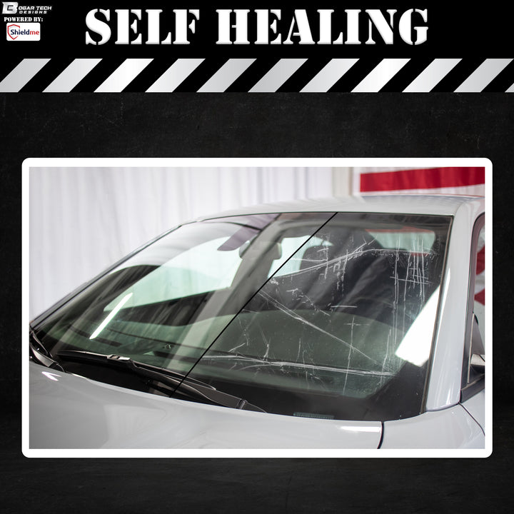 ShieldMe PREMIUM Automotive Windshield Shatter and Crack Proof Self Healing Protective Film Roll Sheet - Bogar Tech Designs