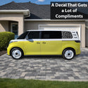 Volkswagen ID. Buzz 2025 Animal Leopard Cheetah Cow Window Vinyl Decal Stickers
