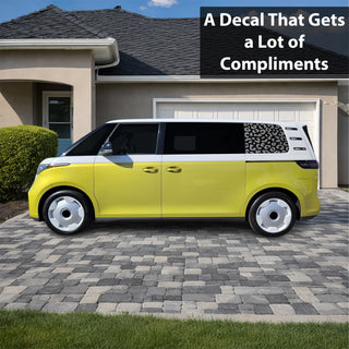 Volkswagen ID. Buzz 2025 Animal Leopard Cheetah Cow Window Vinyl Decal Stickers