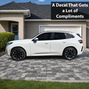 BMW X3 2025-2026 Animal Leopard Cheetah Cow Window Vinyl Decal Stickers