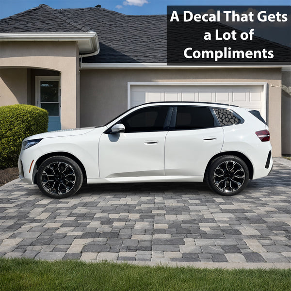BMW X3 2025-2026 Animal Leopard Cheetah Cow Window Vinyl Decal Stickers