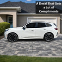 BMW X3 2025-2026 Animal Leopard Cheetah Cow Window Vinyl Decal Stickers