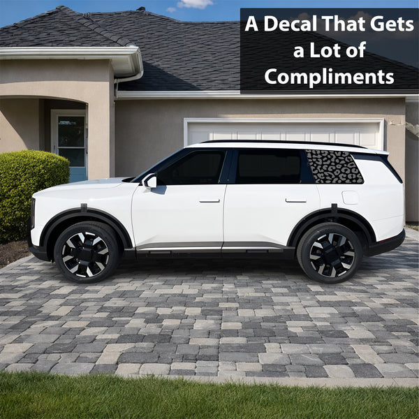Kia Telluride 2027+ Animal Leopard Cheetah Cow Window Vinyl Decal Stickers