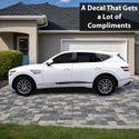 Genesis GV80 SUV 2021-2026 Animal Leopard Cheetah Cow Window Vinyl Decal Stickers