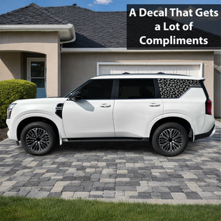 Fits Nissan Armada 2025-2026 Animal Leopard Cheetah Cow Window Vinyl Decal Stickers