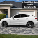 Fits Maserati Levante 2017-2024 Animal Leopard Cheetah Cow Window Vinyl Decal Stickers - Matte Black