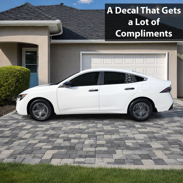 Fits Nissan Sentra 2026+ Animal Leopard Cheetah Cow Window Vinyl Decal Stickers