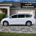 Animal Leopard Cheetah Cow Window Vinyl Decal Stickers Fits Chrysler Pacifica 2017-2026, Voyager 2020-2025