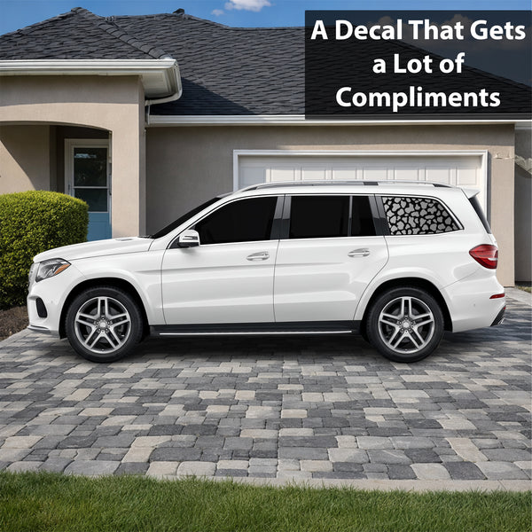 Fits Mercedes-Benz GLS 2017-2019 Animal Leopard Cheetah Cow Window Vinyl Decal Stickers