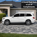 Fits Mercedes-Benz GLS 2017-2019 Animal Leopard Cheetah Cow Window Vinyl Decal Stickers