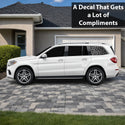 Fits Mercedes-Benz GLS 2017-2019 Animal Leopard Cheetah Cow Window Vinyl Decal Stickers