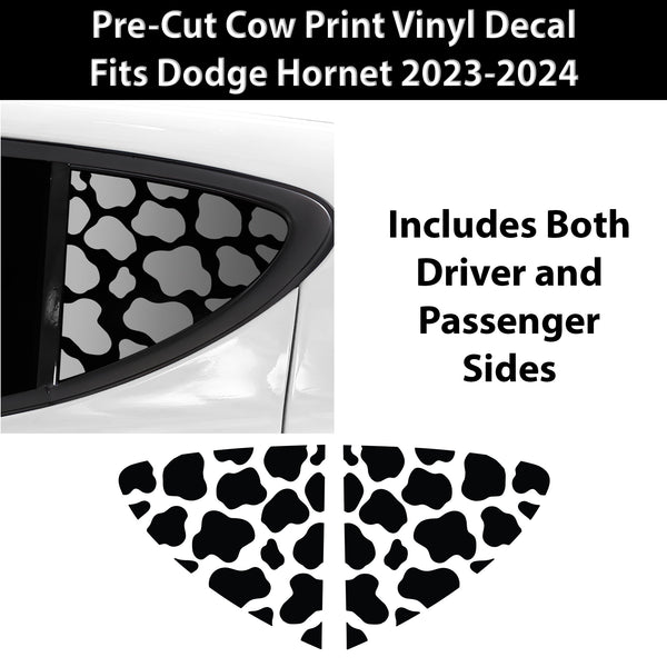 Animal Leopard Cheetah Cow Window Vinyl Decal Stickers Fits Dodge Hornet 2023-2025