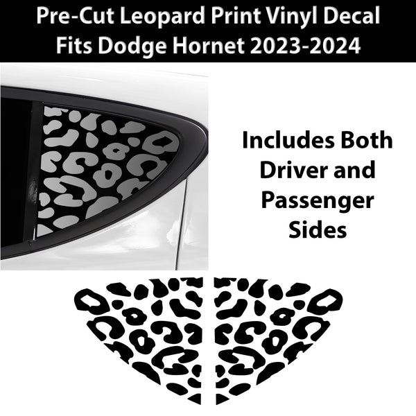 Animal Leopard Cheetah Cow Window Vinyl Decal Stickers Fits Dodge Hornet 2023-2025