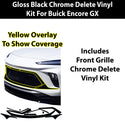 Vinyl Chrome Delete Grille Side Window Wheel Blackout Decal Stickers Overlay Film Fits Buick Encore GX 2020-2025
