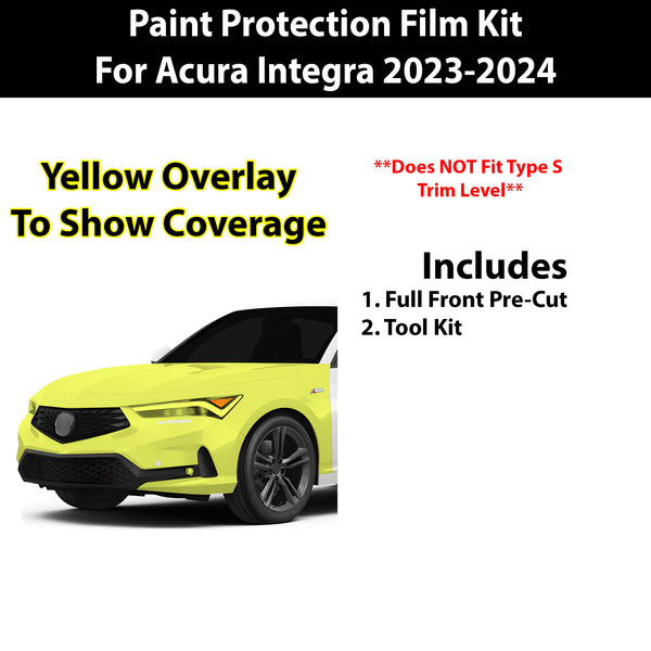 Fits Acura Integra 2023+ Precut Premium Paint Protection Film Clear Bra PPF Decal Film Kit