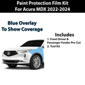 Precut Premium Paint Protection Film Clear Bra PPF Decal Film Kit Cover Fits Acura MDX 2022-2024