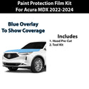 Precut Premium Paint Protection Film Clear Bra PPF Decal Film Kit Cover Fits Acura MDX 2022-2024