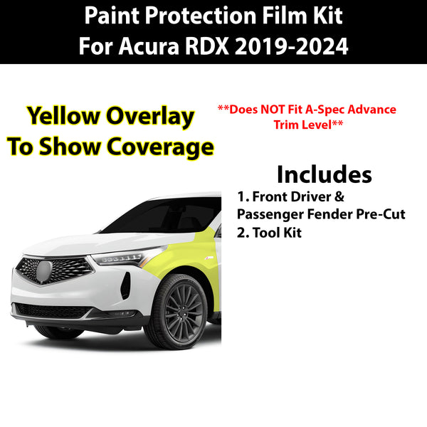 Fits Acura RDX 2019-2024  Precut Premium Paint Protection Film Clear Bra PPF Decal Film Kit