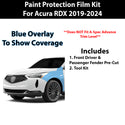 Fits Acura RDX 2019-2024  Precut Premium Paint Protection Film Clear Bra PPF Decal Film Kit