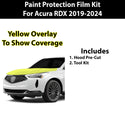 Fits Acura RDX 2019-2024  Precut Premium Paint Protection Film Clear Bra PPF Decal Film Kit