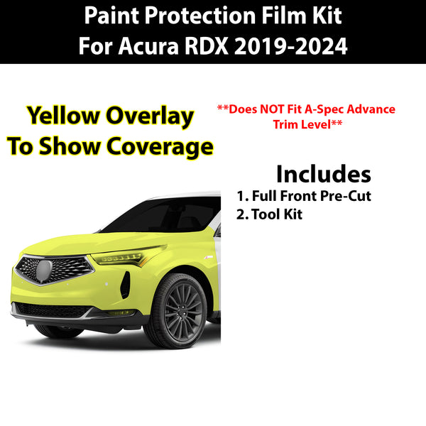 Fits Acura RDX 2019-2024  Precut Premium Paint Protection Film Clear Bra PPF Decal Film Kit