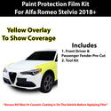 Fits Alfa Romeo Stelvio 2018+ Precut Premium Paint Protection Film Clear Bra PPF Decal Film Kit Coverage