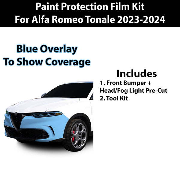 Fits Alfa Romeo Tonale 2023+ Precut Premium Paint Protection Film Clear Bra PPF Decal Film Kit