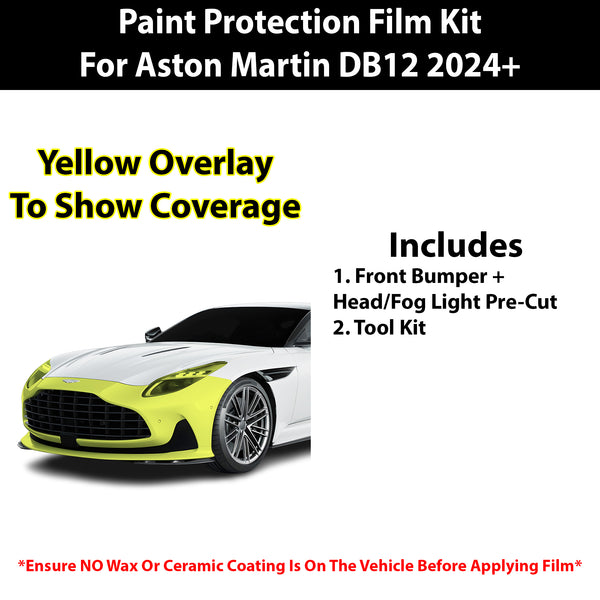 Fits Aston Martin 2024+ Precut Premium Paint Protection Film Clear Bra PPF Decal Film Kit