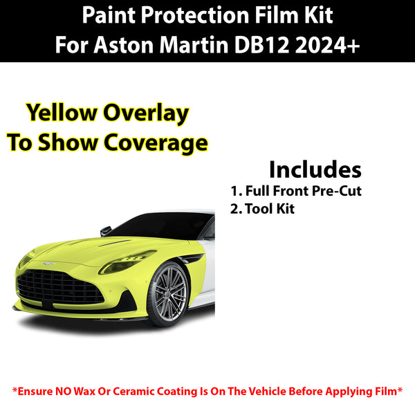 Fits Aston Martin 2024+ Precut Premium Paint Protection Film Clear Bra PPF Decal Film Kit