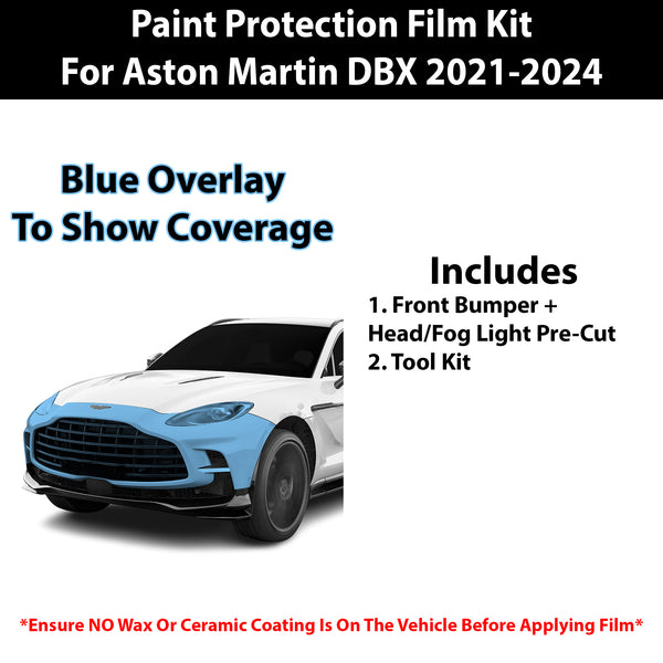 Fits Aston Martin 2021+ Precut Premium Paint Protection Film Clear Bra PPF Decal Film Kit