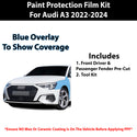 Fits Audi A3 2022+ Precut Premium Paint Protection Film Clear Bra PPF Decal Film Kit