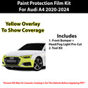 Fits Audi A4 2020+ Precut Premium Paint Protection Film Clear Bra PPF Decal Film Kit