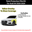 Fits Audi A5 S5 2020+ Precut Premium Paint Protection Film Clear Bra PPF Decal Film Kit