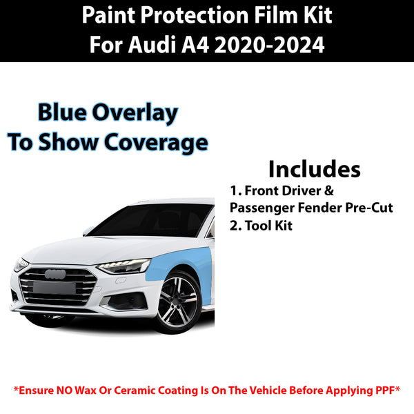 Fits Audi A4 2020+ Precut Premium Paint Protection Film Clear Bra PPF Decal Film Kit