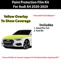 Fits Audi A4 2020+ Precut Premium Paint Protection Film Clear Bra PPF Decal Film Kit