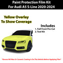 Fits Audi A5 2020+ Precut Premium Paint Protection Film Clear Bra PPF Decal Film Kit