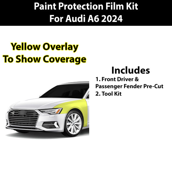 Fits Audi A6 2024+ Precut Premium Paint Protection Film Clear Bra PPF Decal Film Kit