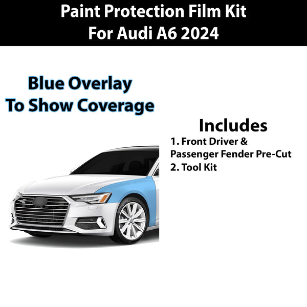 Fits Audi A6 2024+ Precut Premium Paint Protection Film Clear Bra PPF Decal Film Kit