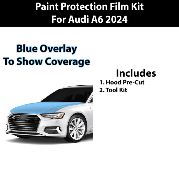 Fits Audi A6 2024-2025 Precut Premium Paint Protection Film Clear Bra PPF Decal Film Kit Cover