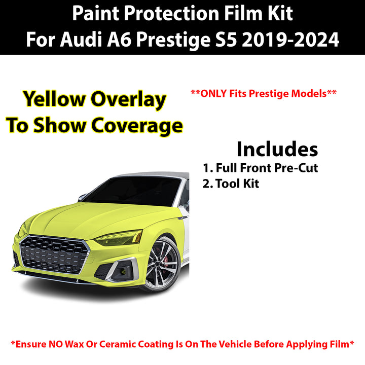 Fits Audi A6 2019+ Precut Premium Paint Protection Film Clear Bra PPF Decal Film Kit - Bogar Tech Designs